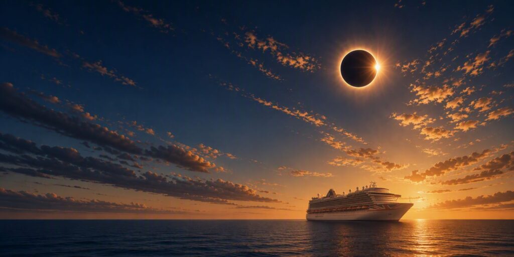 A solar eclipse to remember at sea