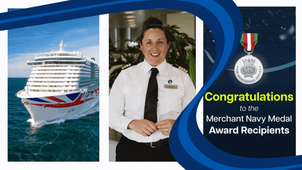 Staff Captain awarded Merchant Navy Medal
