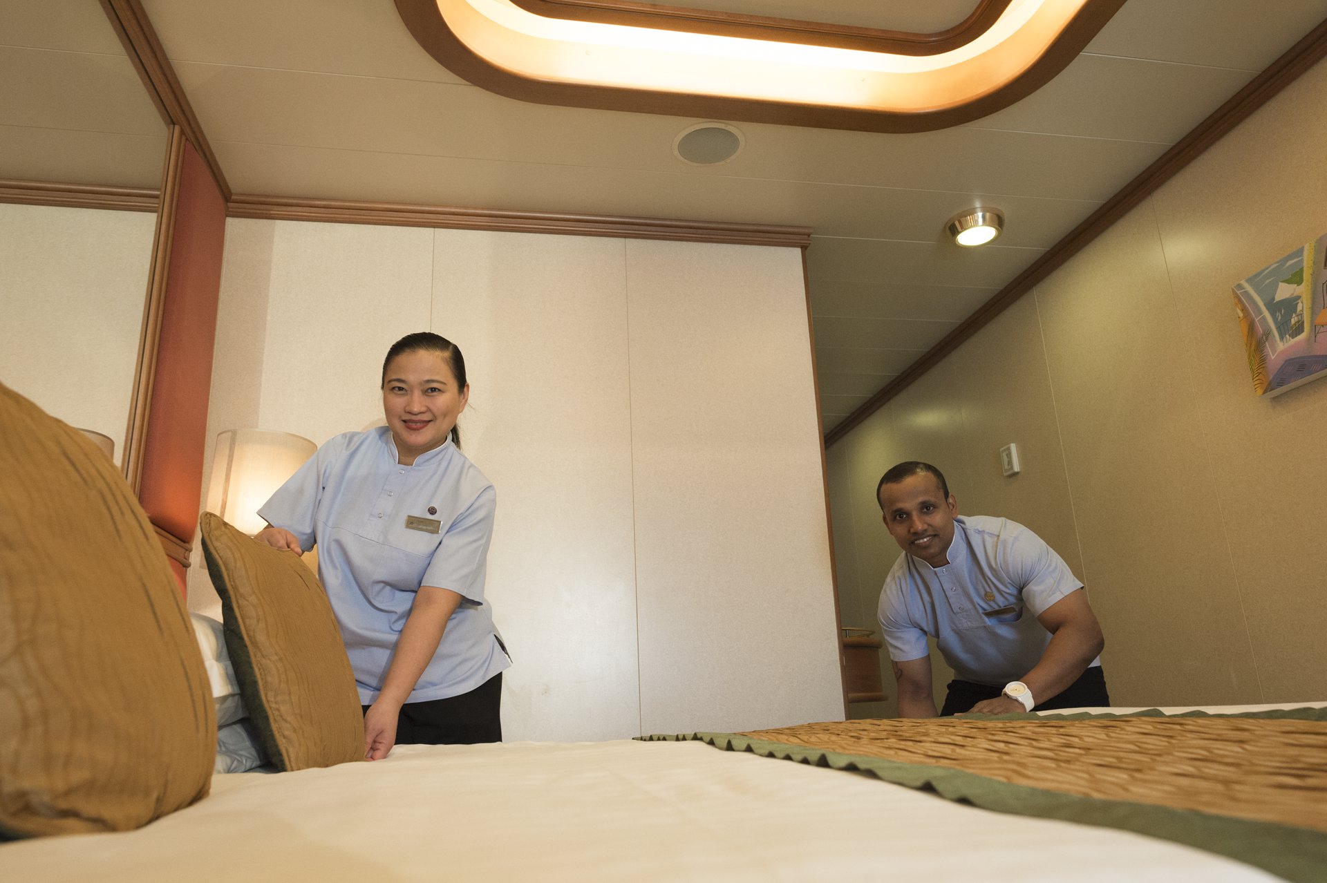 p&o cruises housekeeping jobs